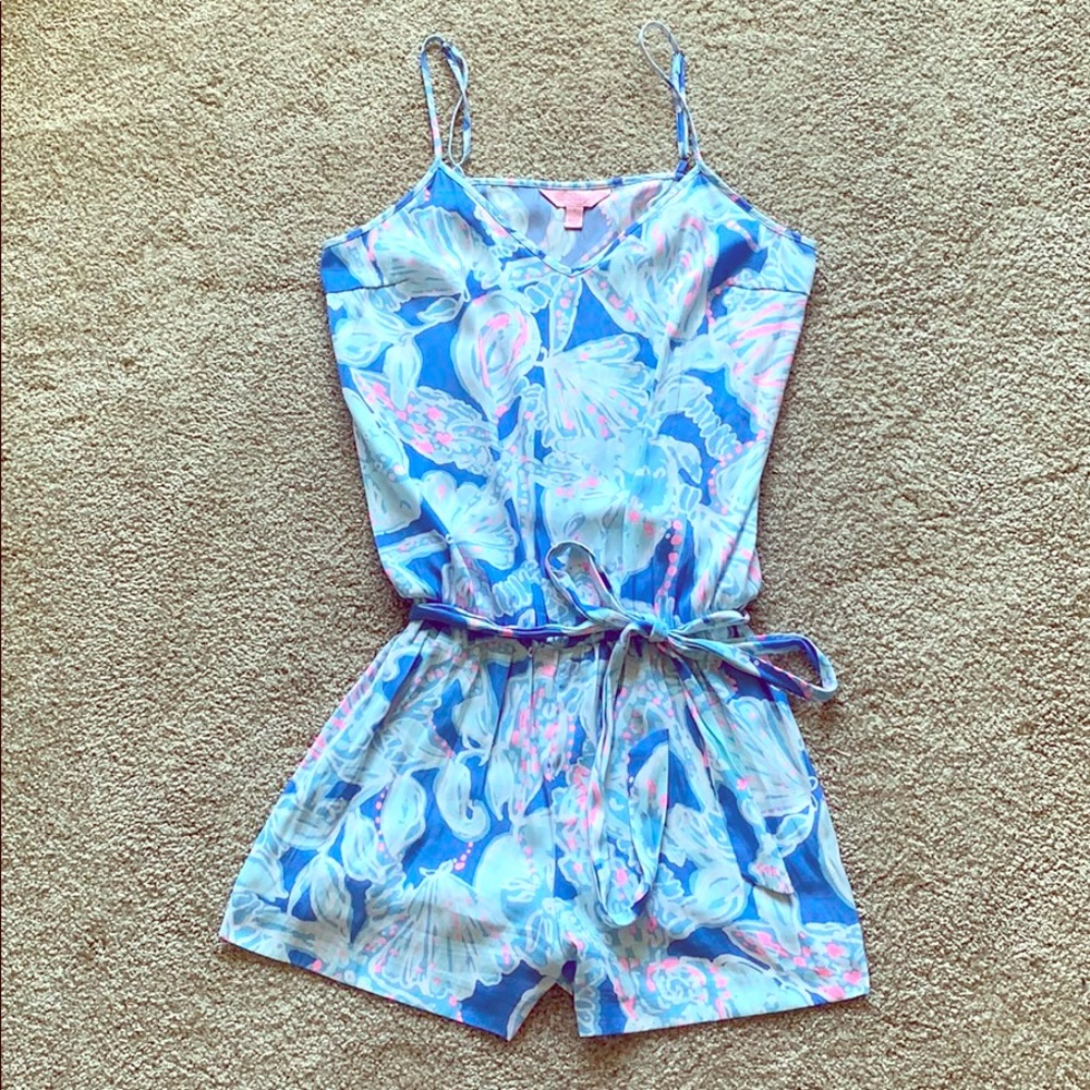 Size small lily Pulitzer Deanna tank top romper